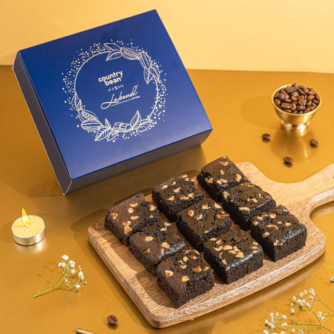 Hazelnut Latte Brownies