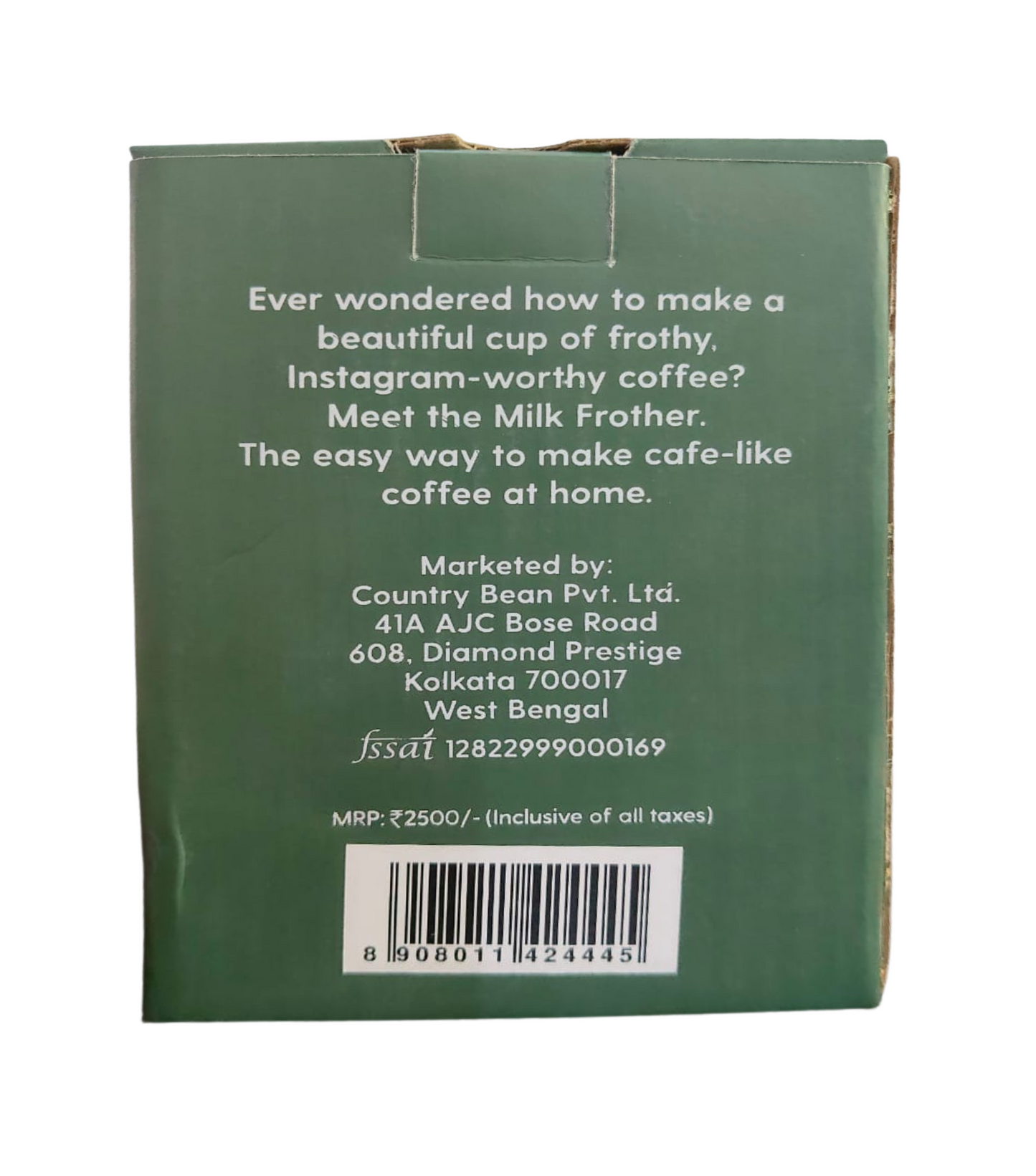 Milk Frother + Caramel 60% Arabica Coffee