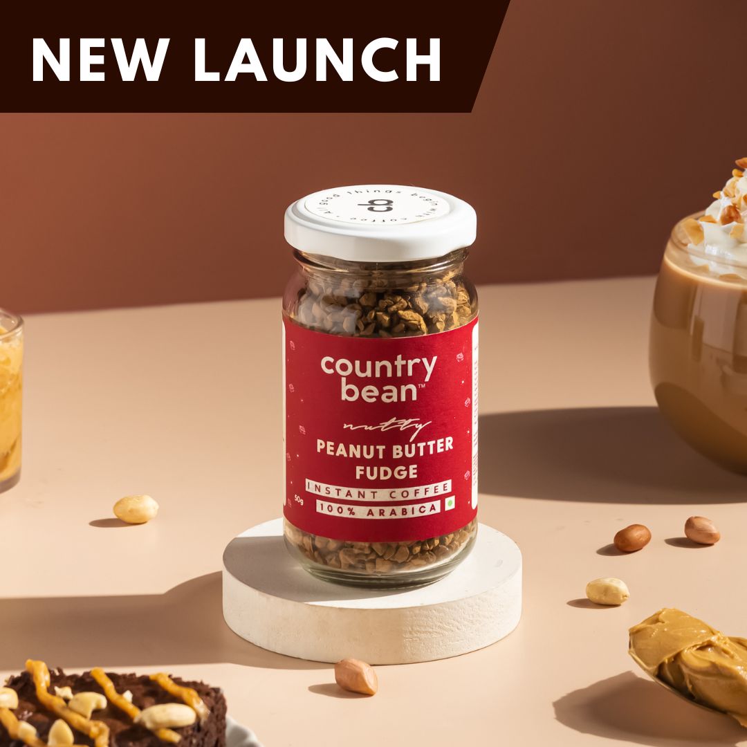 Buy Peanut Butter Fudge Instant Coffee Powder Online Country Bean
