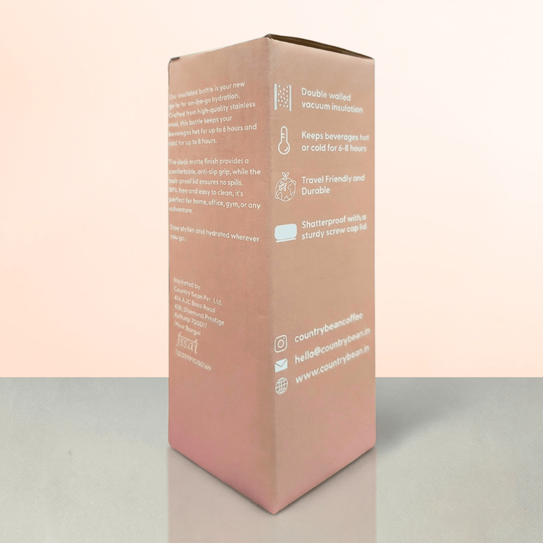 Matte Finish Insulated Bottle with Free Personalisation