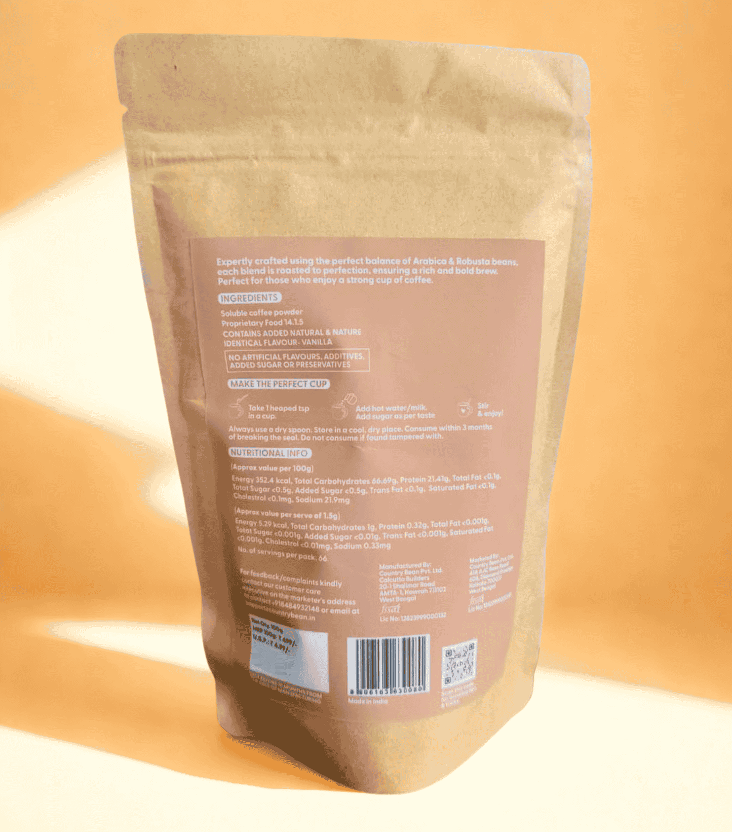 Vanilla Instant Coffee 100g
