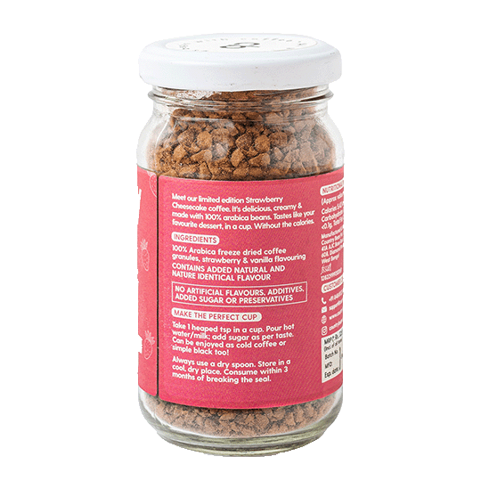 Strawberry Cheesecake 100% Arabica Instant Coffee 50g