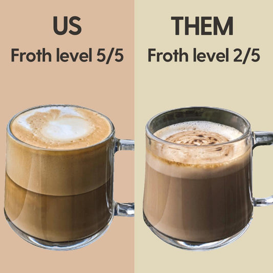 Milk Frother + Hazelnut 100% Arabica Coffee
