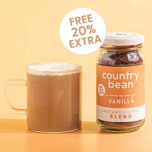 Vanilla 60% Arabica Instant Coffee 50g + 10g Free