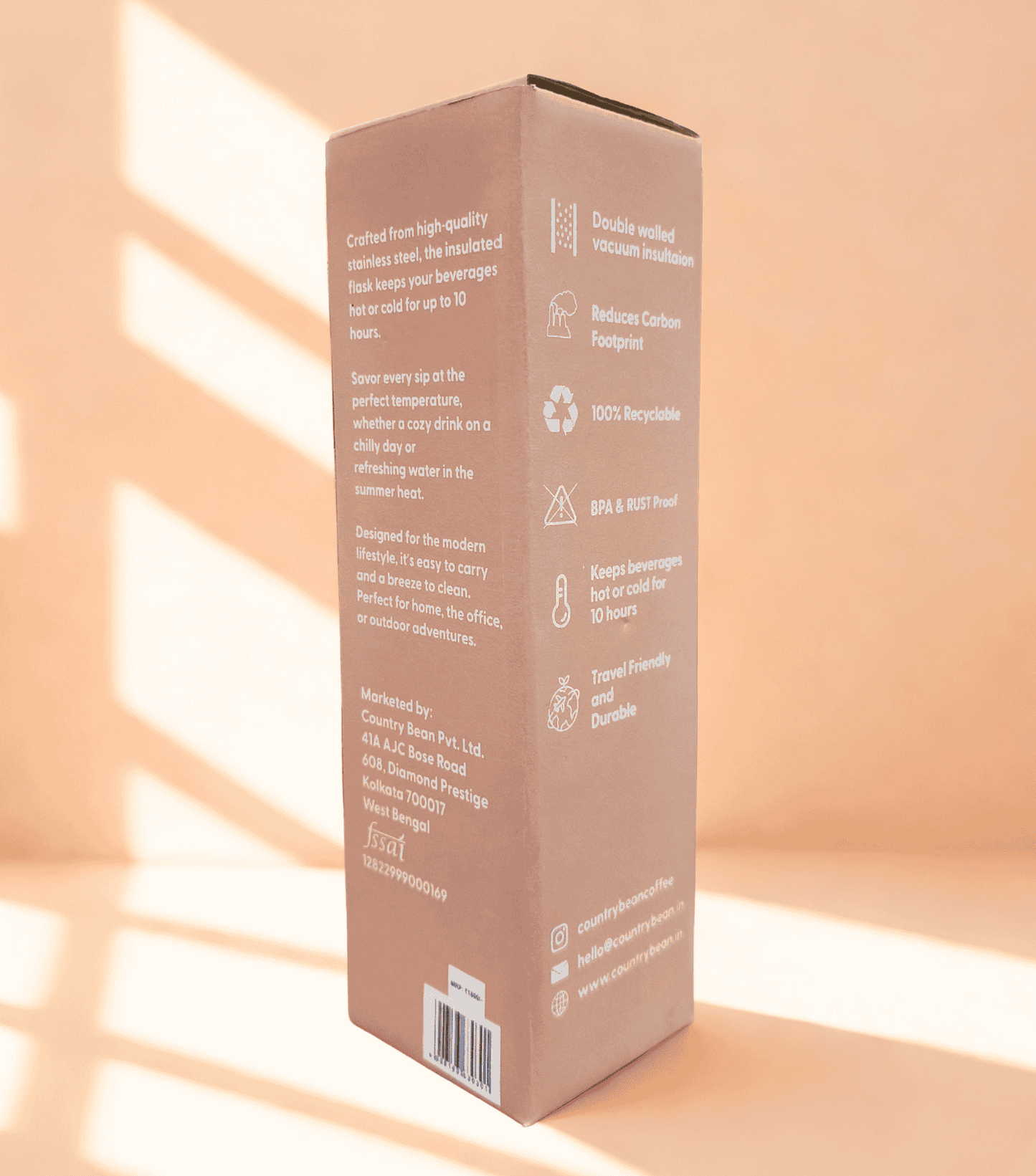 Stainless Steel Insulated Bottle 750ml (Free Personalisation)