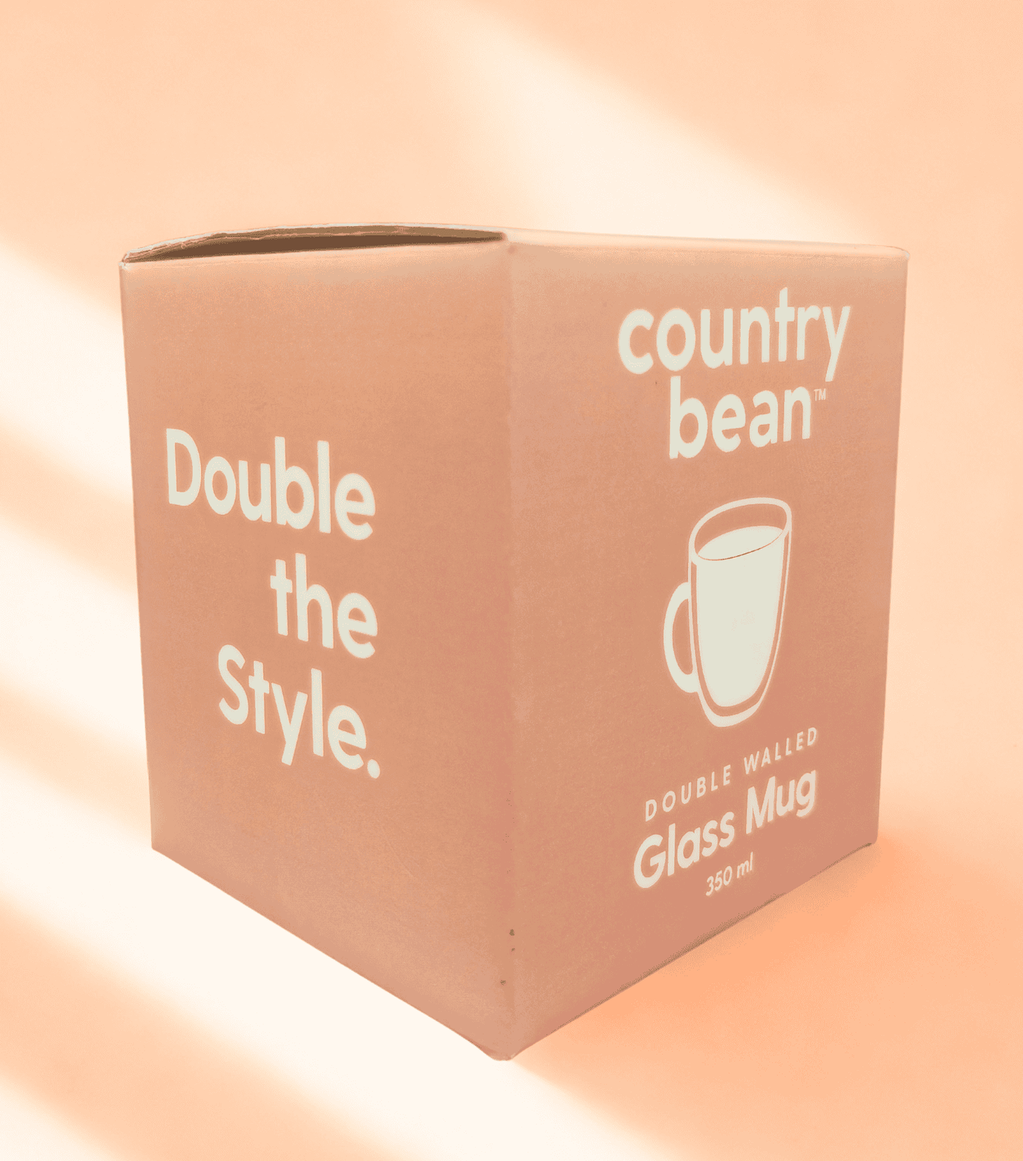 Double Wall Glass Mug  350ml (Free Personalisation)