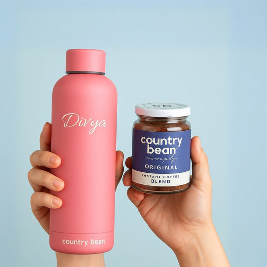 Matte Finish Insulated Bottle 500ml + Original 60% Arabica Coffee