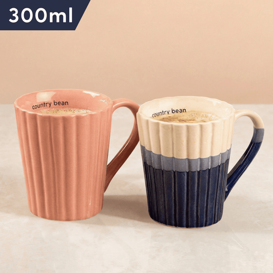 Ceramic Coffee Mugs - Set of 2