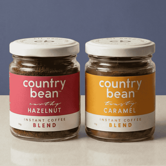 Hazelnut & Caramel Instant Coffee Combo (50gx2)