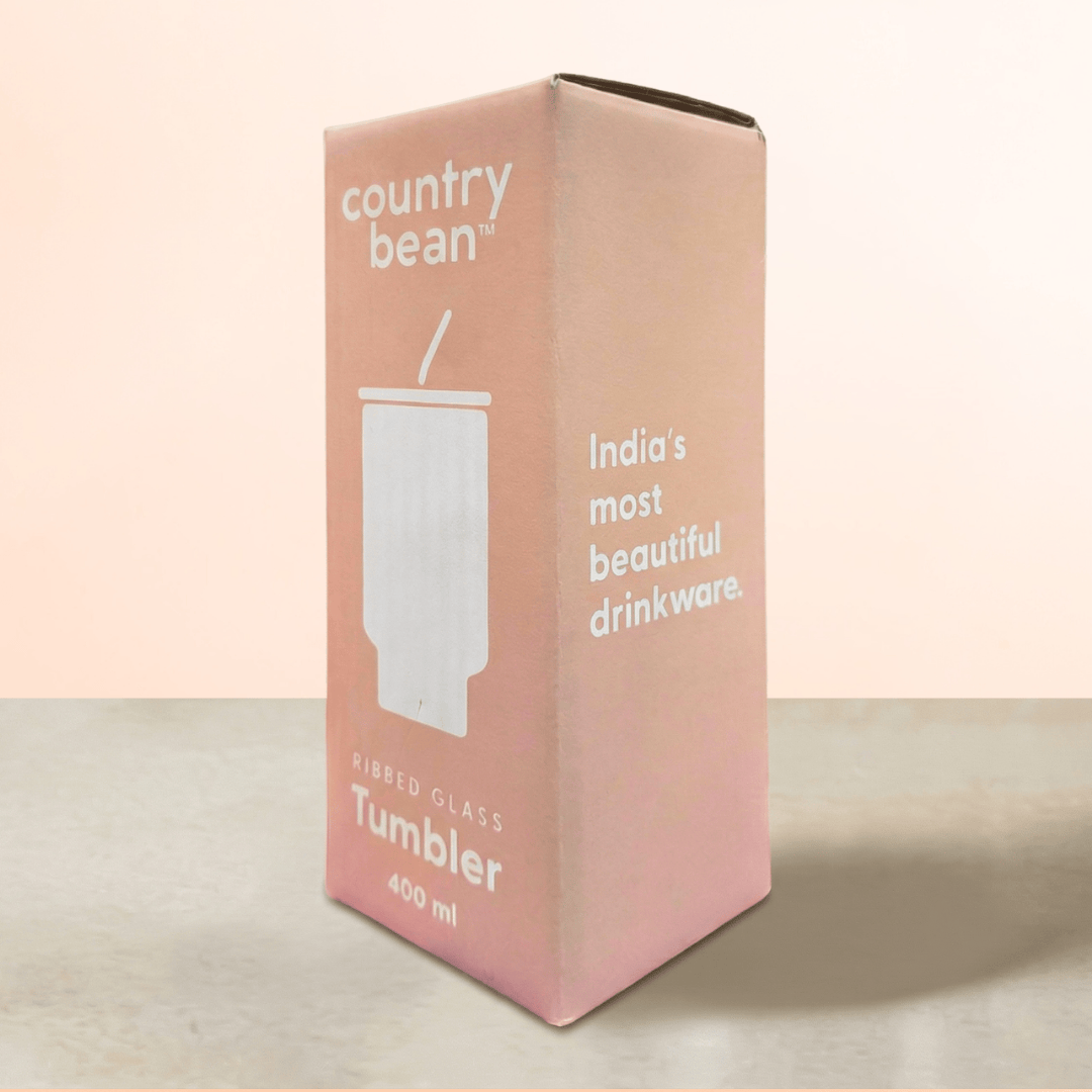 Ribbed Glass Tumbler