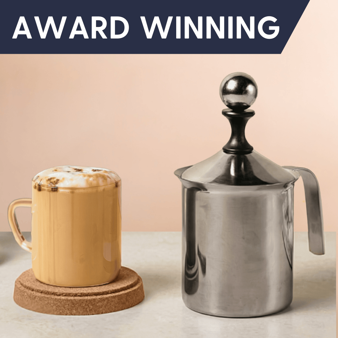 Milk Frother with Free Hazelnut Instant Coffee