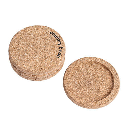 Cork Coffee Coasters - Set of 4