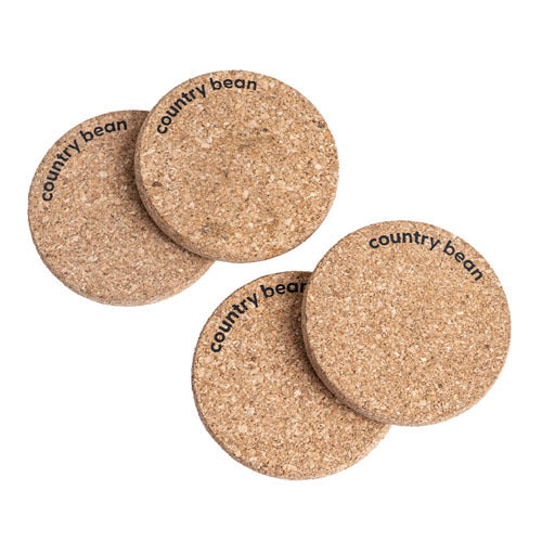 Cork Coffee Coasters - Set of 4